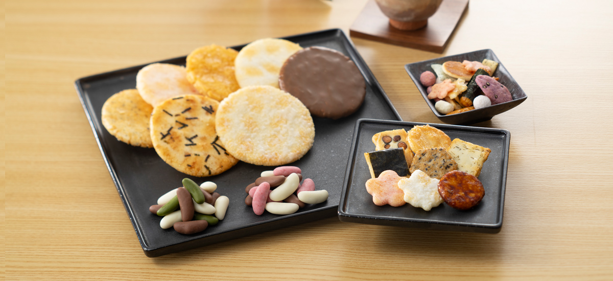 人気お煎餅とチョコあられ詰め合わせ