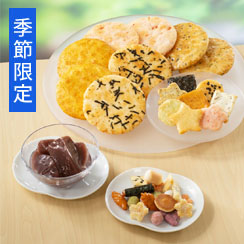 人気お煎餅と水羊羹詰め合わせ 蕪村 夏めぐり