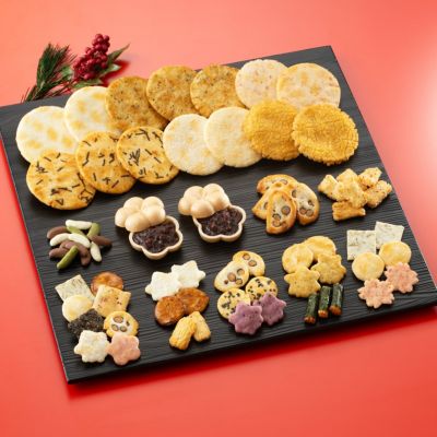 京の賑わい 蕪村楽座 (米菓42袋・最中3個) | 御歳暮 冬ギフト