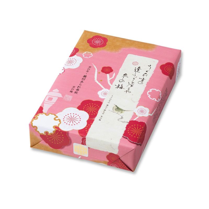京の冬 蕪村あられ春秋 -京の梅- 京都おかき8粒パック S箱（8枚入×9袋）