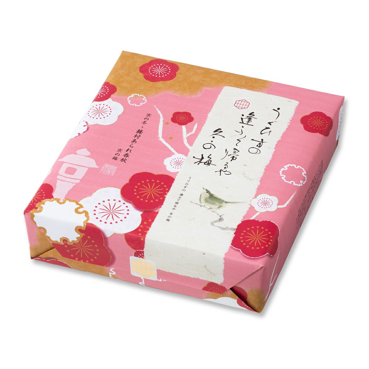 京の冬 蕪村あられ春秋 -京の梅- 京都おかき8粒パック D箱（8枚入×18袋）