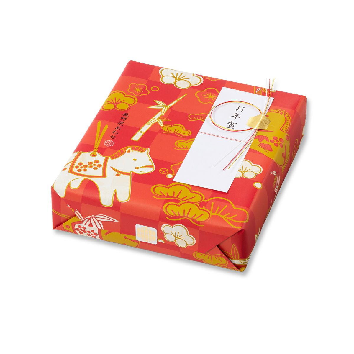 【お正月限定】干支 花あわせ(お年賀用)　■□大缶 (33袋) ＜年賀・帰省土産・お歳暮・内祝いに＞