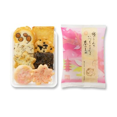 【春季限定】蕪村あられ春秋-春の風-平箱・大(R) 