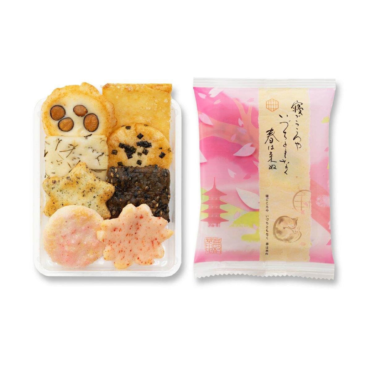 【春季限定】蕪村あられ春秋-春の風- K箱 (8枚入×6袋）
