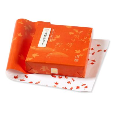 【秋季限定】人気お煎餅と限定菓子セット 化粧箱「秋めぐり 秋日の色 山粧う如き」