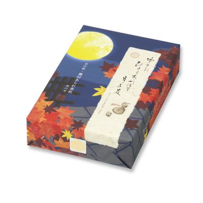 【秋季限定】蕪村あられ春秋-秋の月- 京都おかき8粒パック 平箱・大（8枚入×12袋入）