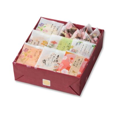 人気お煎餅とチョコあられ詰め合わせ「冬めぐり G箱 36袋」 | せんべい おかき 御歳暮 ギフト