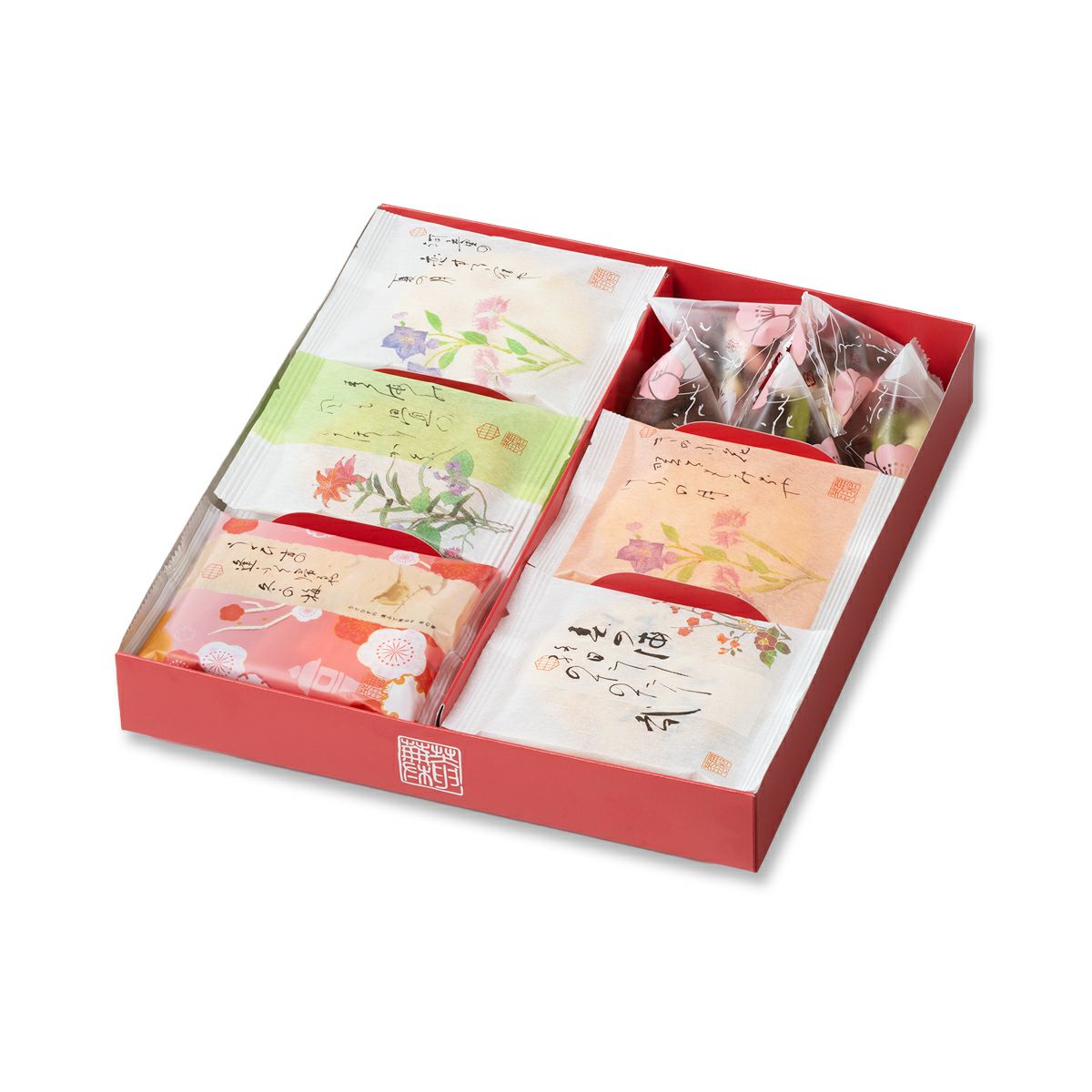 【冬季限定】人気お煎餅とチョコあられ詰め合わせ「冬めぐり  C箱 21袋 」