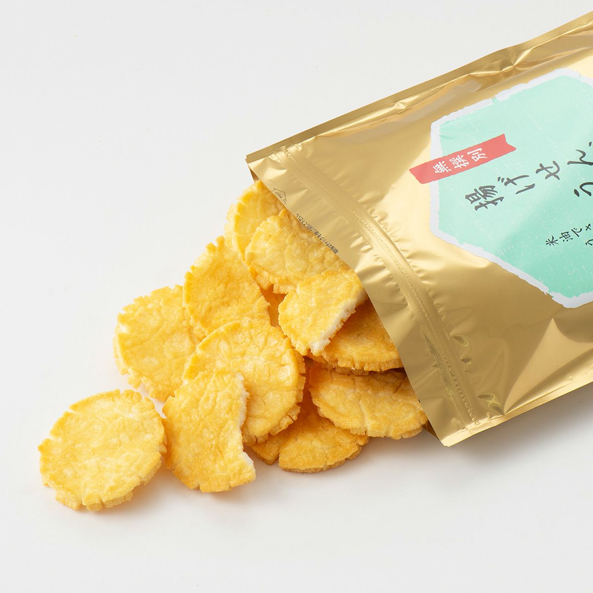 【無選別袋】京風揚げせんべい うす塩 (220g)