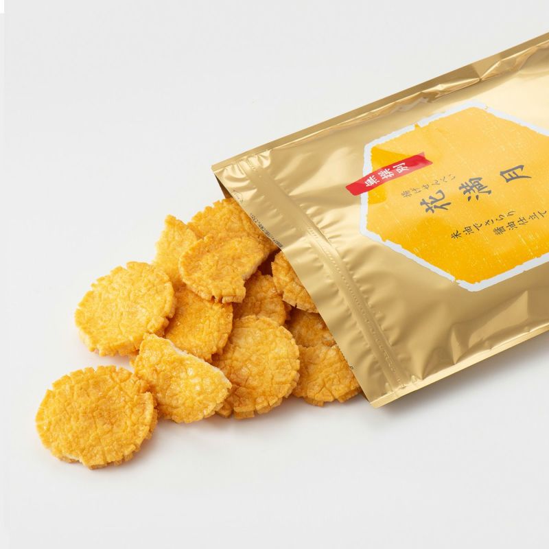 【無選別袋】京風揚げせんべい 花満月 無選別(220g)