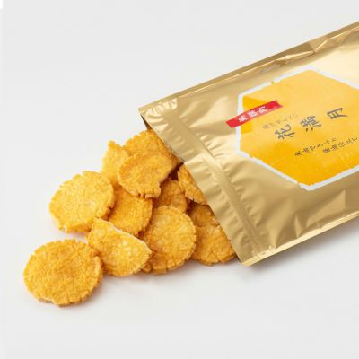 【無選別袋】京風揚げせんべい 花満月 無選別(220g)