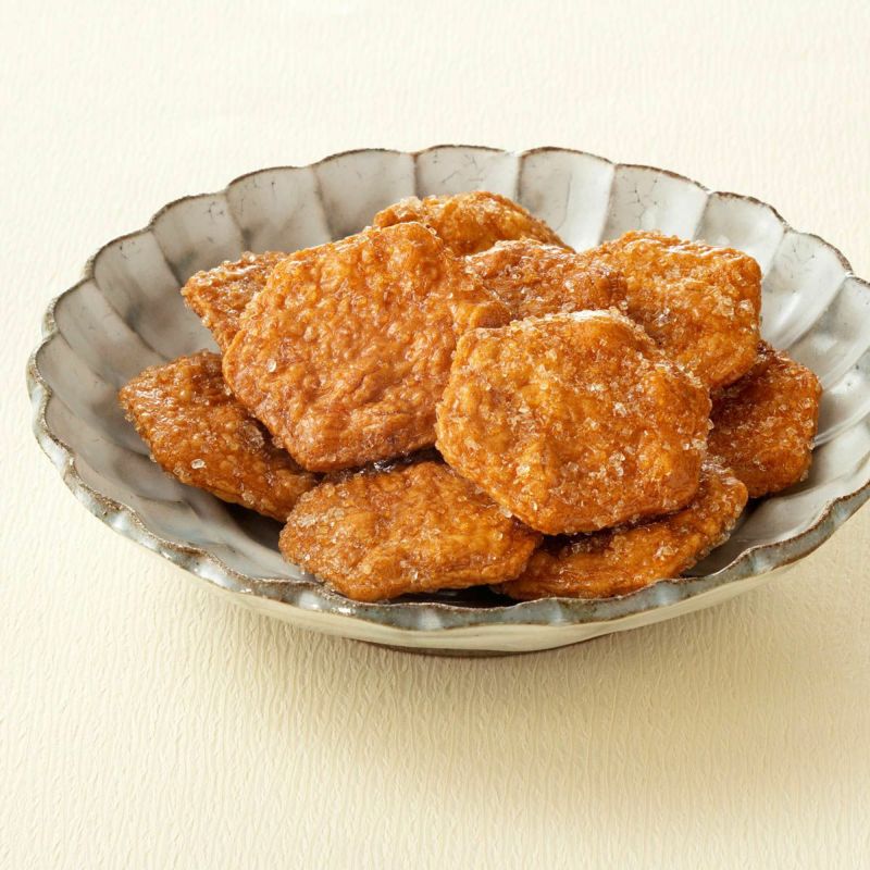 蕪村さんも大好き（六角ざらめせんべい）1袋110g　※熨斗・包装不可