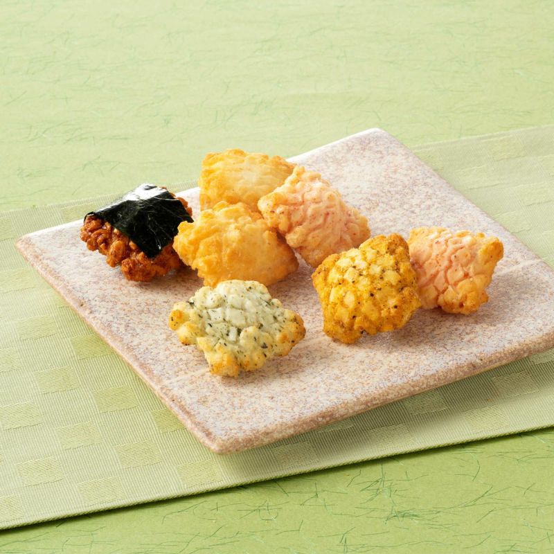 ふっくら五趣おかき 京・いろちどり ご愛食用 （約20袋 72g）