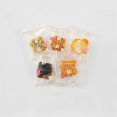 ふっくら五趣おかき 京・いろちどり ご愛食用 （約20袋 72g）