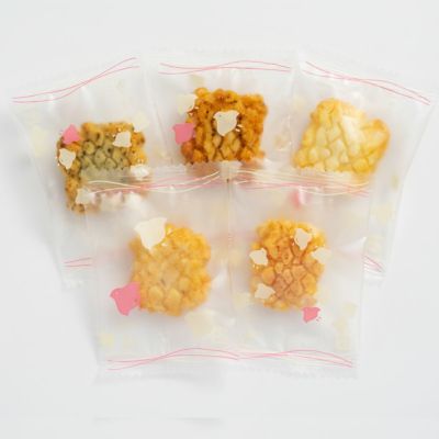 ふっくら五趣おかき 京・いろちどり ご愛食用 （約23袋 87g）