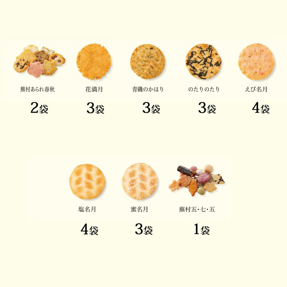 蕪村花あわせ B箱 (23袋）