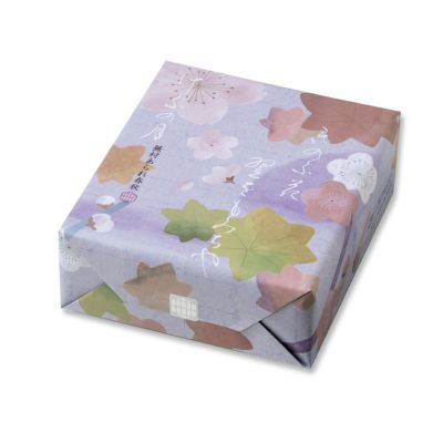 仏事包装 蕪村あられ春秋 特大缶 (8枚入×32袋)