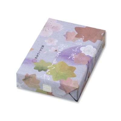 仏事包装 蕪村あられ春秋 S箱 (8枚入×9袋)